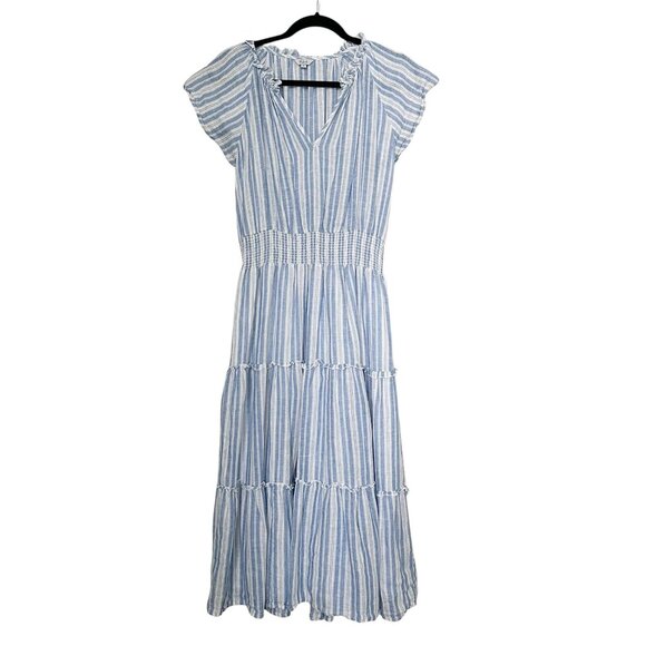 Rails Amellia Midi Dress in New Haven Stripe - Picture 2 of 14